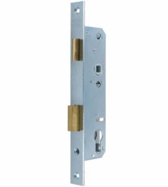 Nemef smaldeurslot PC92 DIN rechts 8791/14-35 mm rechthoekige verzinkte voorplaat