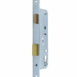 Nemef smaldeurslot PC92 DIN rechts 8791/14-40 mm rechthoekige verzinkte voorplaat