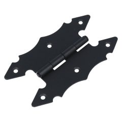 Scharnier zwart 128x77 mm
