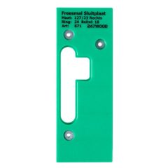 247WOOD Freesmal sluitplaat 127x23 rechts