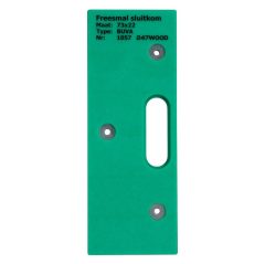247WOOD Freesmal sluitplaat 73x22