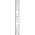 SKG3 rechthoekig smal schild PC55 binnen glans chroom