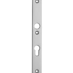 SKG3 rechthoekig smal schild PC55 binnen glans nikkel