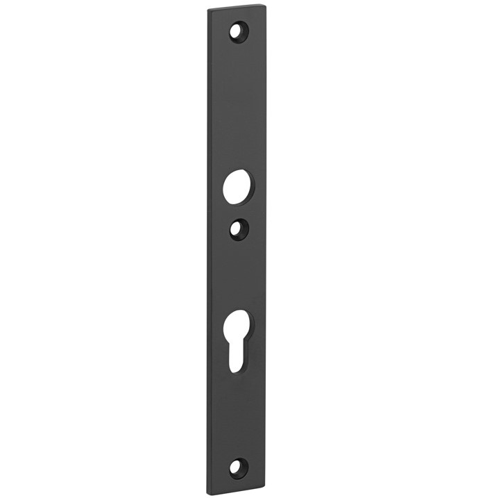 SKG3 rechthoekig smal schild PC55 binnen mat zwart