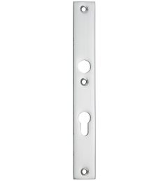 SKG3 rechthoekig smal schild PC72 binnen glans chroom