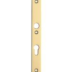 SKG3 rechthoekig smal schild PC92 binnen messing gelakt