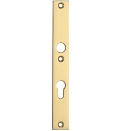 SKG3 rechthoekig smal schild PC92 binnen messing ongelakt