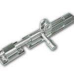 Hangslotgrendel horizontaal 150 mm rvs