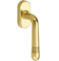 Draaikiepgarnituur Art-Deco/Elegant messing ongelakt