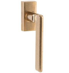 Draaikiepgarnituur Piatto/Bauhaus messing antiek