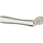 Enkele deurklink Linea links glans nikkel