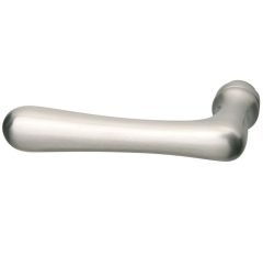 Enkele deurklink Linea links mat nikkel PVD