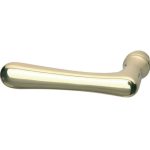 Enkele deurklink Linea links messing ongelakt