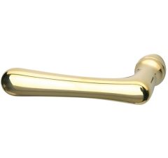 Enkele deurklink Linea links messing PVD