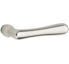 Enkele deurklink Linea rechts glans nikkel