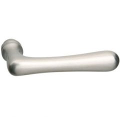 Enkele deurklink Linea rechts mat nikkel ongelakt