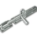 Hangslotgrendel horizontaal 100 mm rvs