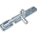 Hangslotgrendel horizontaal 150 mm verzinkt