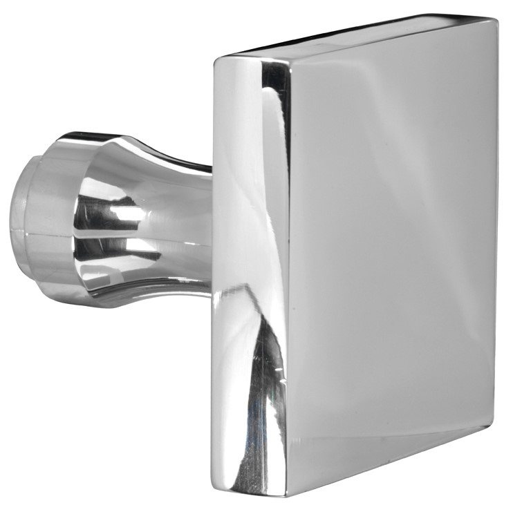 Knop Bauhaus tbv SKG schild glans chroom