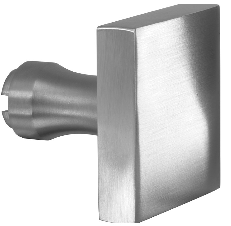 Knop Bauhaus tbv SKG schild mat nikkel PVD