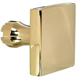 Knop Bauhaus tbv SKG schild messing PVD