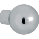 Knop Kogel tbv SKG schild glans chroom