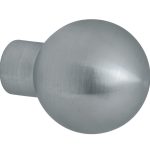 Knop Kogel tbv SKG schild mat chroom