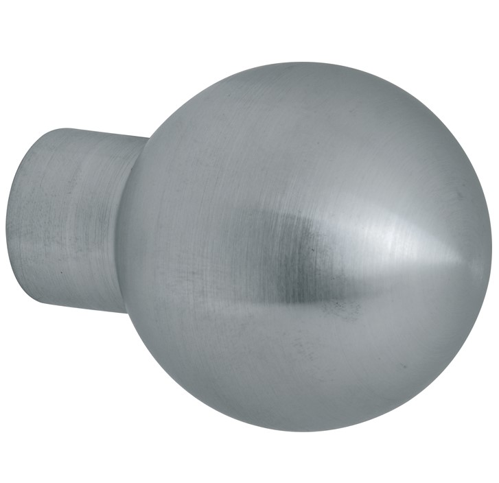 Knop Kogel tbv SKG schild mat chroom