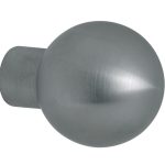 Knop Kogel tbv SKG schild mat nikkel PVD