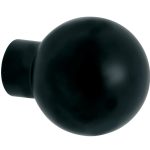 Knop Kogel tbv SKG schild mat zwart