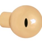 Knop Kogel tbv SKG schild messing ongelakt