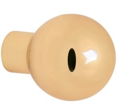 Knop Kogel tbv SKG schild messing ongelakt