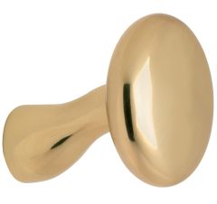 Knop Paddenstoel tbv SKG schild messing ongelakt