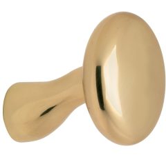 Knop Paddenstoel tbv SKG schild messing PVD