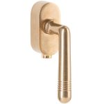 SKG2 Draaikiepgarnituur afsluitbaar Art-Deco/Elegant messing antiek