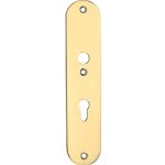 SKG3 ovaal schild PC55 binnen messing gelakt