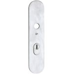 SKG3 ovaal schild PC55 buiten met kerntrekbeveiliging mat chroom