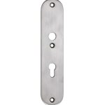 SKG3 ovaal schild PC92 binnen mat nikkel ongelakt