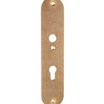 SKG3 ovaal schild PC92 binnen messing antiek