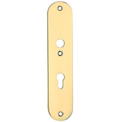 SKG3 ovaal schild PC92 binnen messing gelakt