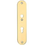 SKG3 ovaal schild PC92 binnen messing ongelakt