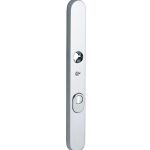 SKG3 ovaal smal schild PC55 buiten met kerntrekbeveiliging glans chroom