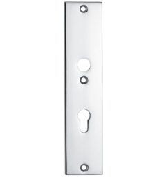 SKG3 rechthoekig schild PC92 binnen glans chroom