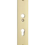 SKG3 rechthoekig schild PC92 binnen messing ongelakt