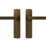 AXA curve klik schild blind met deurklink Blok aluminium brons