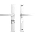 AXA Edge Plus Smal veiligheidsbeslag PC55 met kerntrekbeveiliging kruk/kruk SKG3 Aluminium F1