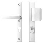 AXA Edge Plus Smal veiligheidsbeslag PC72 met kerntrekbeveiliging D-greep/kruk SKG3 Aluminium F1