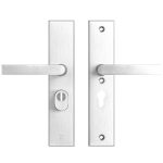 AXA Edge Plus veiligheidsbeslag PC55 met kerntrekbeveiliging kruk/kruk SKG3 Aluminium F1