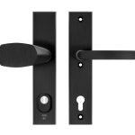 AXA Edge Plus veiligheidsbeslag PC92 SKG3 met kerntrekbeveiliging Wing-knop/kruk zwart