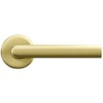 AXA deurklink Milan met rond rozet aluminium goud